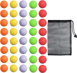 10. Bac-kitchen Foam Golf Practice Balls for Beginners