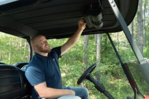 2. NIVEL Breezeasy 3 Golf Cart Fan System