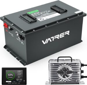 2. VATRER POWER 72V 105Ah Lithium Golf Cart Battery