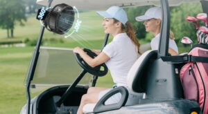 5. YONHISDAT Misting Fan Rechargeable