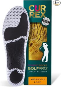 1. CURREX GOLFPRO Comfort and Support Insole