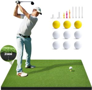 2. Golf Hitting Mat Artificial Golf Turf Practice Mat