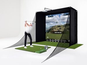 2. SkyTrak+ Golf Simulator Studio Pro Package