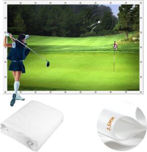 5. Golf Simulator Impact Screen Display Projector Screen