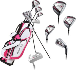 3. Ladies Pink Right Handed Golf Club Set