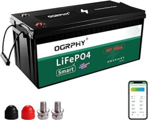 6. OGRPHY 48V Lithium Battery for Golf Cart