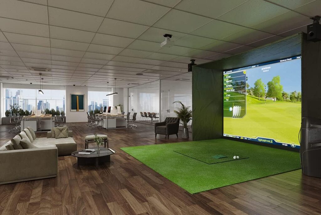 What Are the Ideal Dimensions for a Golf Simulator Setup?