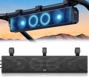 1. Golf Cart Sound Bar with RGB Lighting