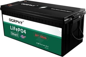 2. OGRPHY 36V Lithium Battery for Golf Cart