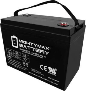 3. Mighty Max Battery 6V 200AH SLA Golf Cart Battery