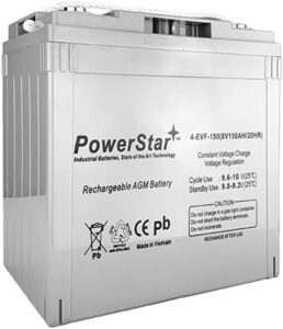 3. PowerStar 8 Volt Golf Cart Battery