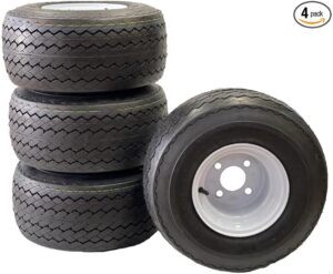 4. eCustomrim Golf Cart Wheels and Golf Cart Tires Combo