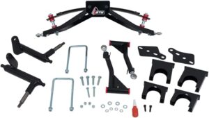 1. GTW 6" Double A-Arm Golf Cart Lift Kit