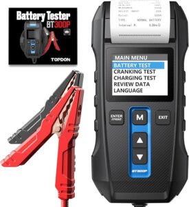 3. TOPDON BT300P Battery Tester