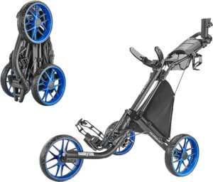 1. Caddytek CaddyLite EZ V8 3 Wheel Golf Push Cart