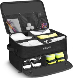 2. YOREPEK 2 Layer Golf Trunk Organizer for Car