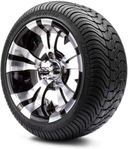 1. MODZ® Vampire 12" Golf Cart Wheels and Tires