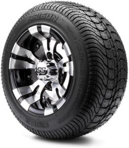 2. MODZ® Vampire 10" Golf Cart Wheels and Tires