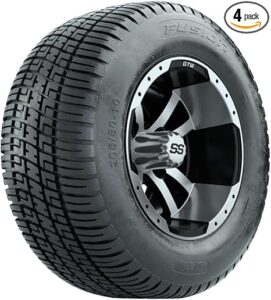 4. GTW 10 Inch Golf Cart Wheels and Tires