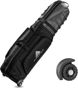 3. FIRED-UP Hard Top Golf Travel Bag
